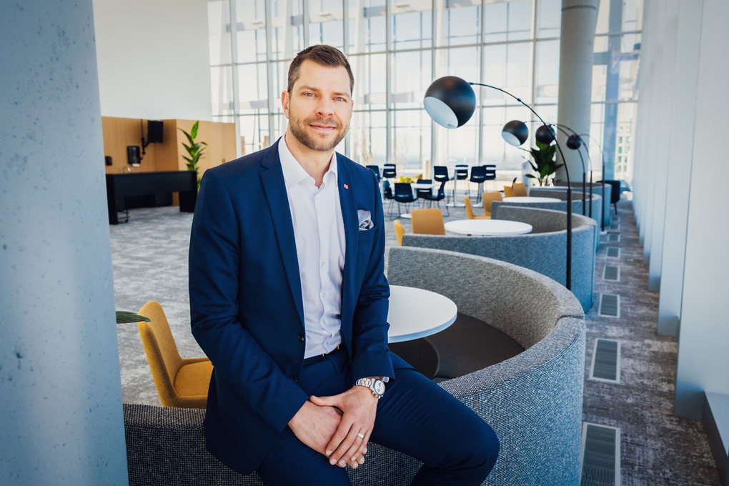 Portrait of Éric-Olivier Savoie, President of National Bank Investments