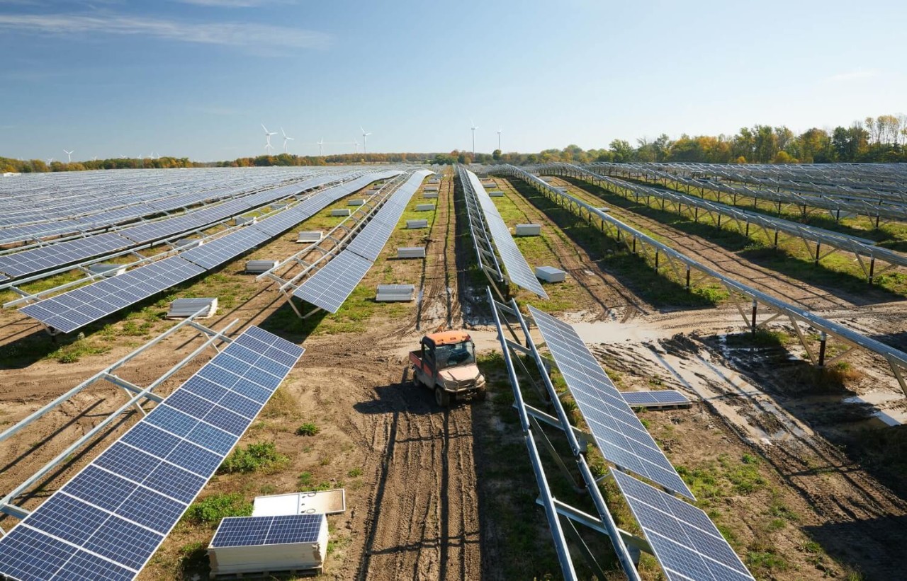 Image d'un parc solaire